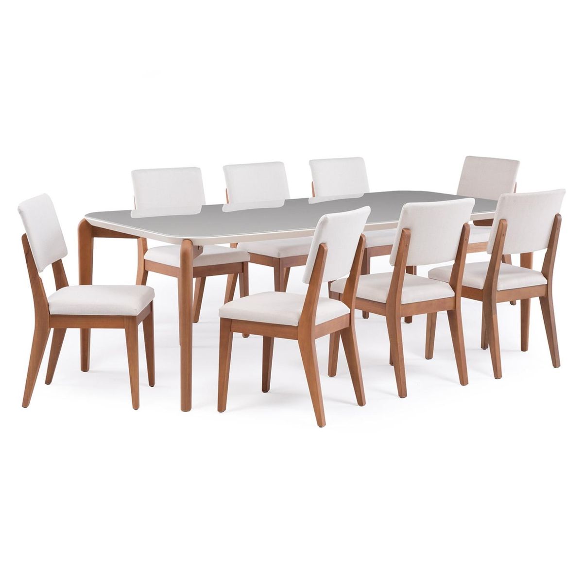 DECOCASA - Comedor Donatella 2.2 + 8 Sillas E Decocasa