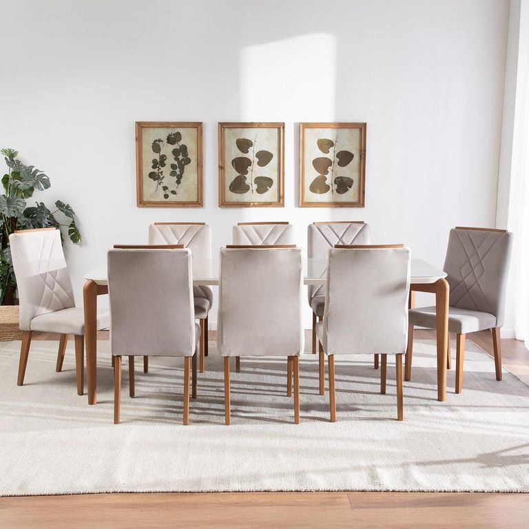 DECOCASA Comedor Donatella 2.2 + 8 Sillas M