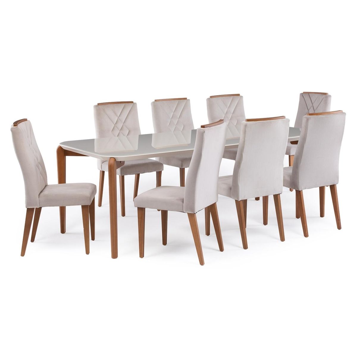 DECOCASA - Comedor Donatella 2.2 + 8 Sillas M Decocasa