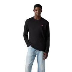 LEVIS - Polera Hombre Manga Larga Negro