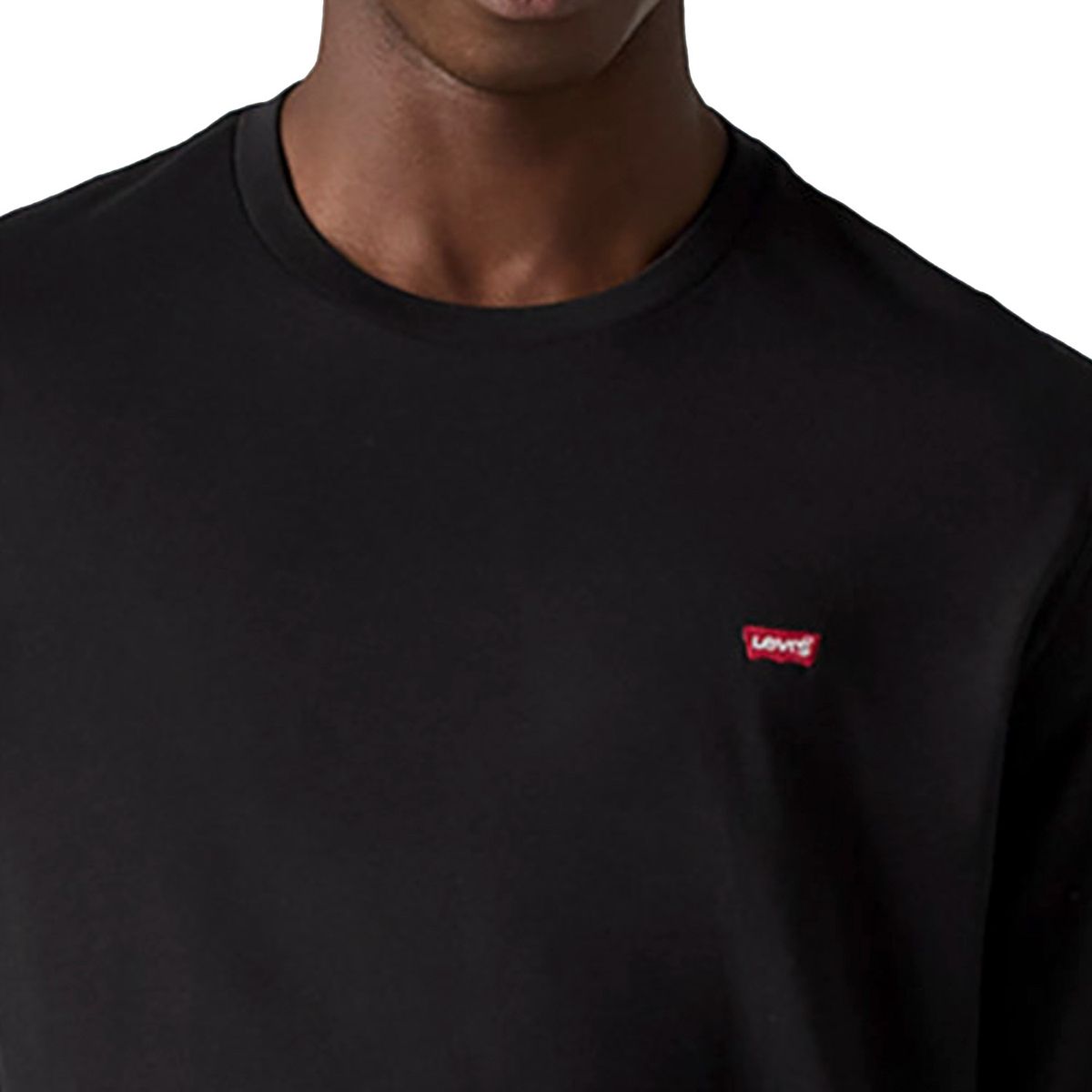 LEVIS - Polera Hombre Manga Larga Negro Levis
