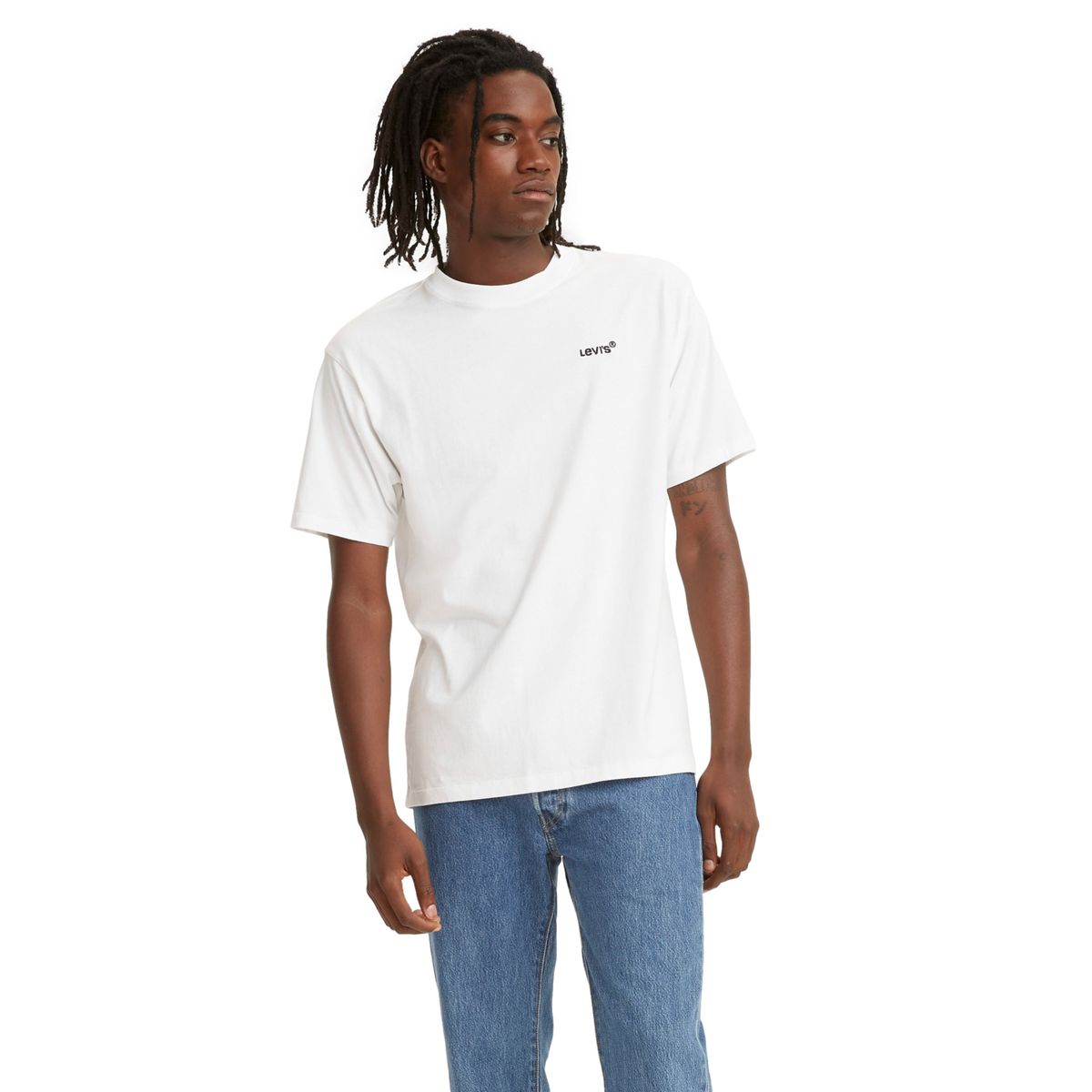 LEVIS - Polera Hombre Manga Corta Blanco Levis