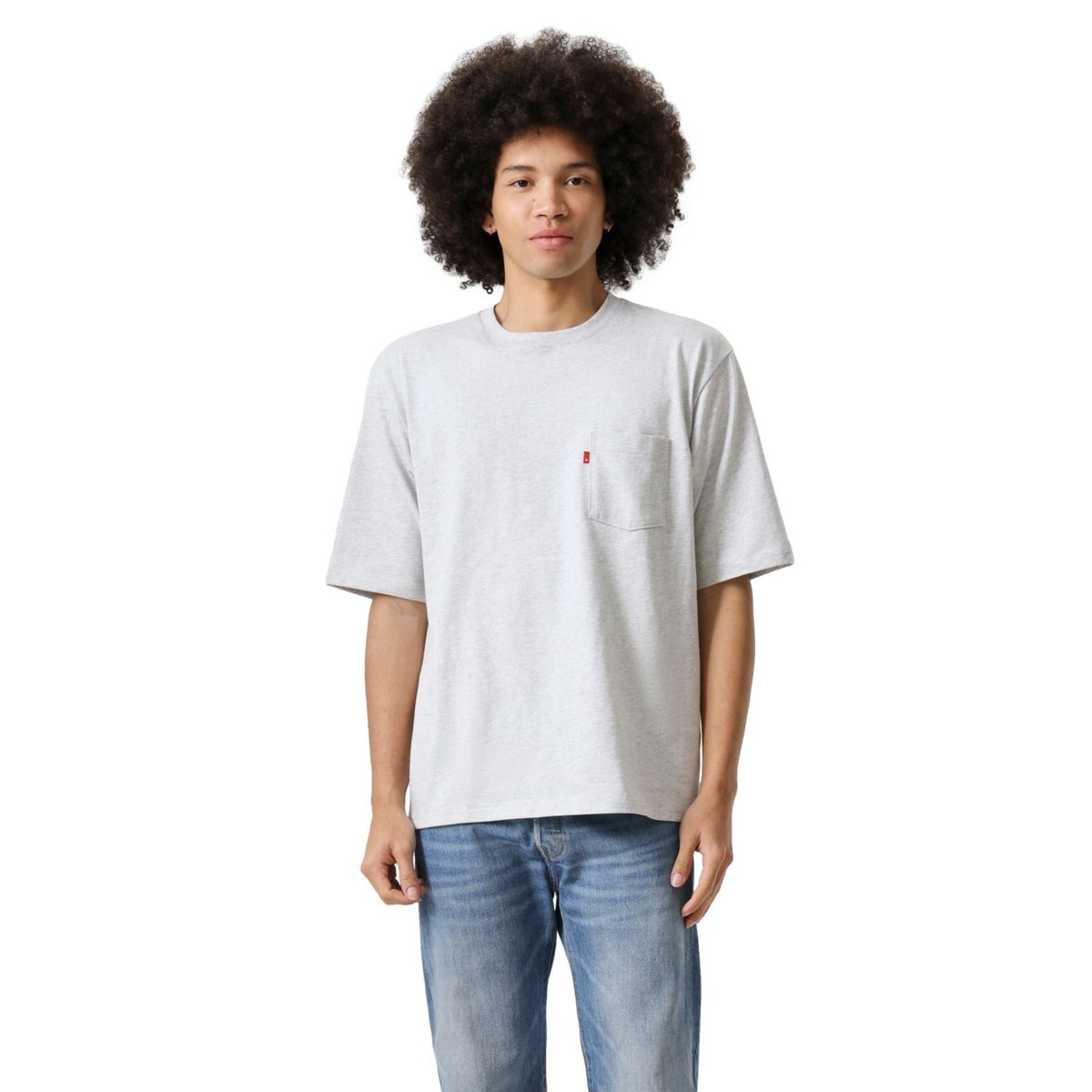 LEVIS - Polera Hombre Manga Corta Gris Levis