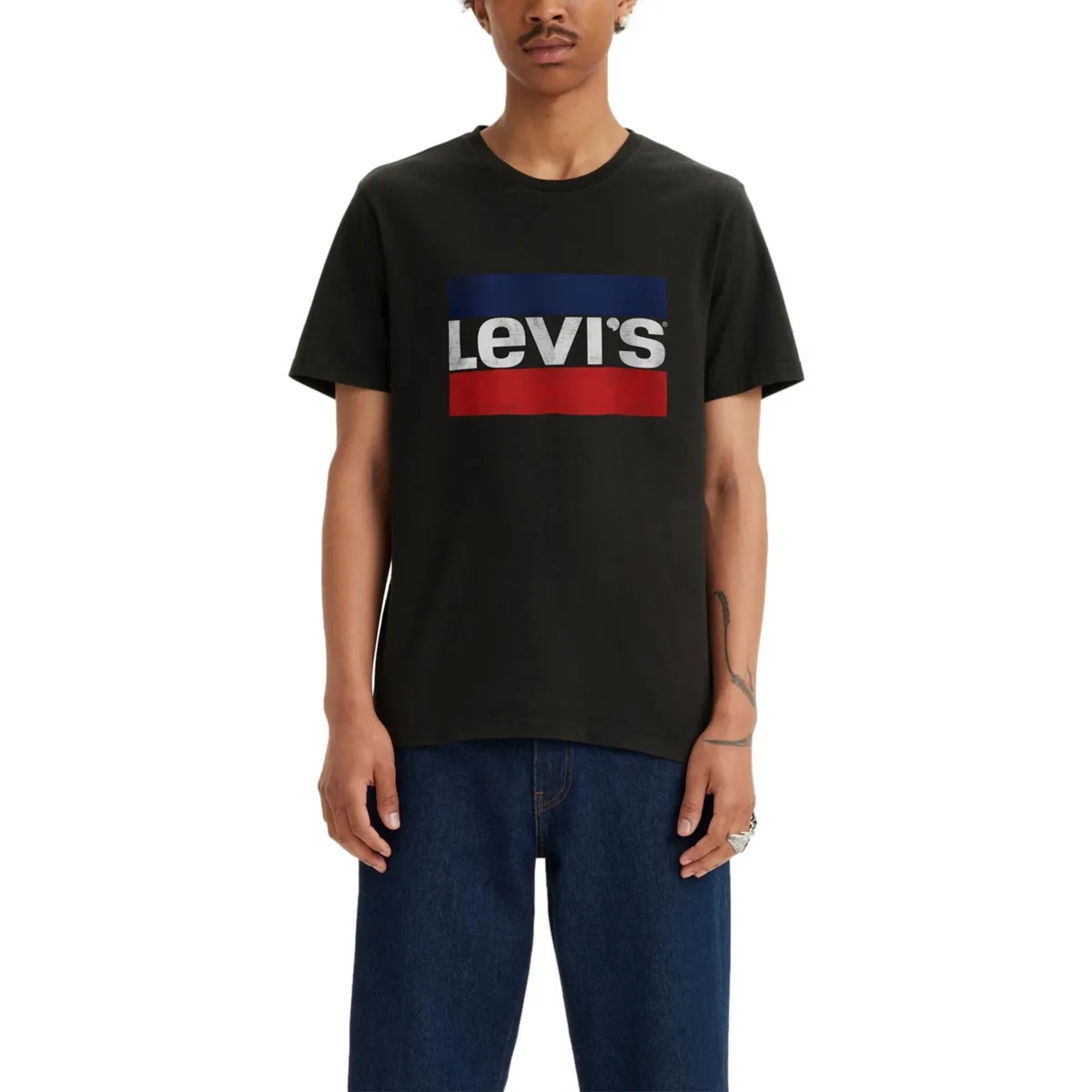 LEVIS - Polera Hombre Manga Corta Negro Levis