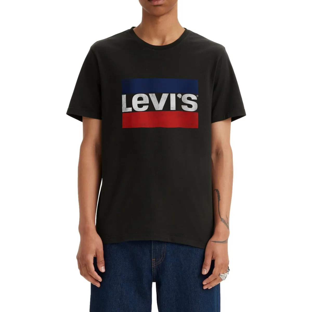 LEVIS - Polera Hombre Manga Corta Negro Levis
