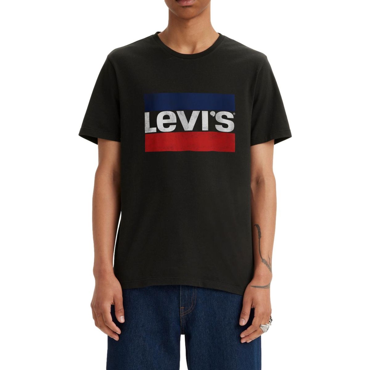 LEVIS - Polera Hombre Manga Corta Negro Levis