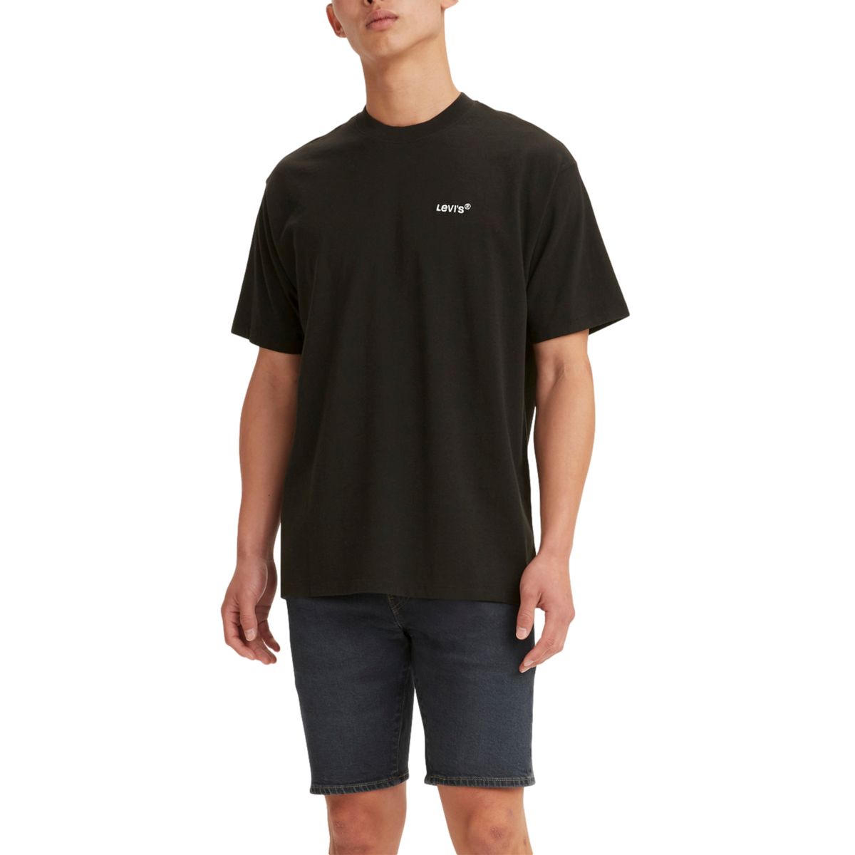 LEVIS - Polera Hombre Manga Corta Negro Levis