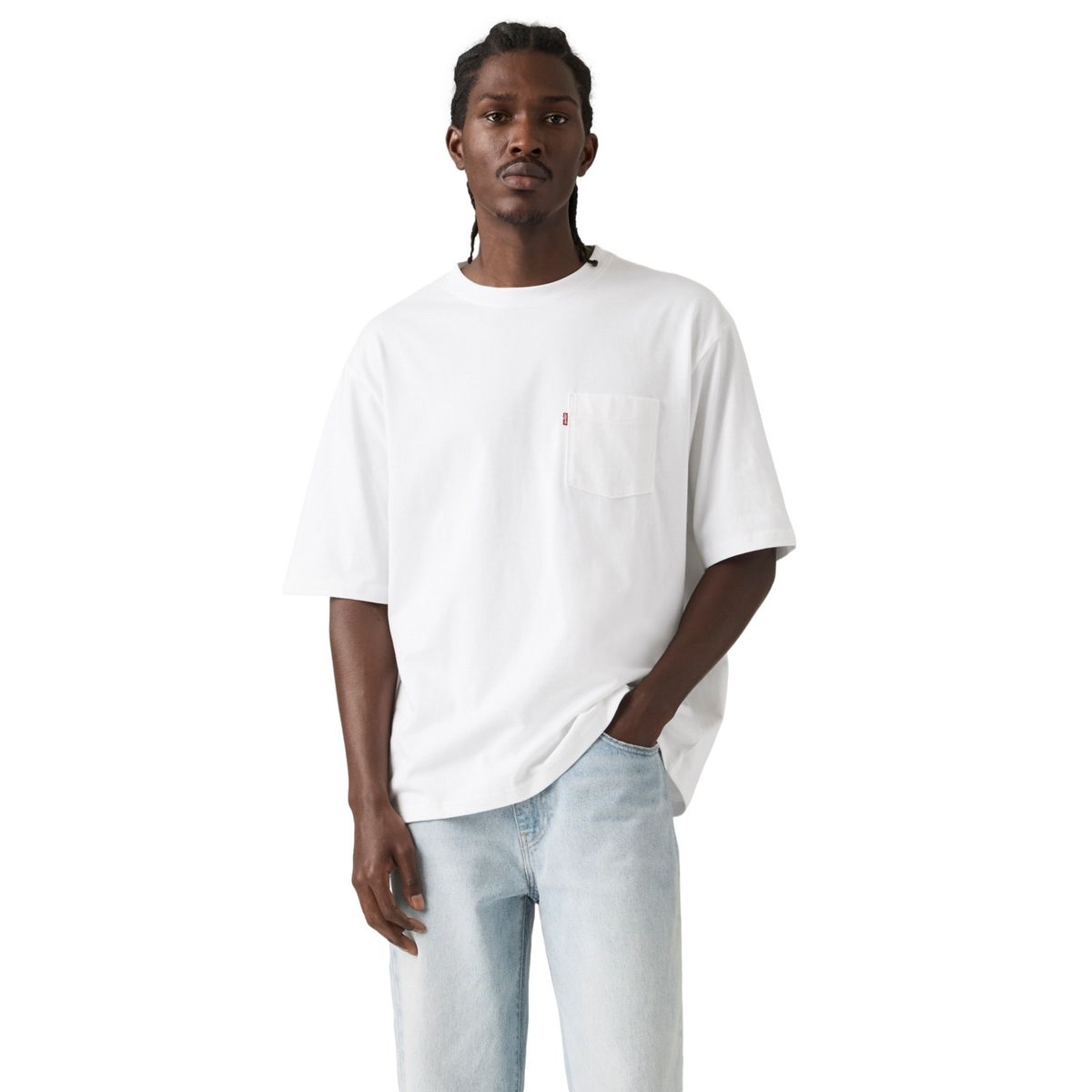 LEVIS - Polera Hombre Manga Corta Blanco Levis