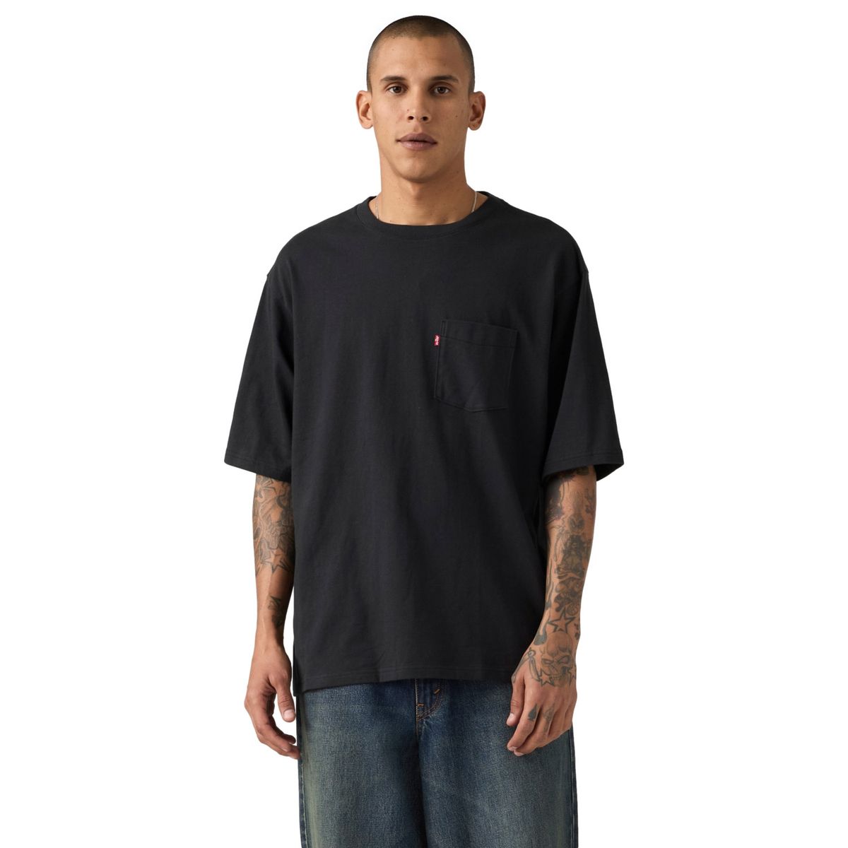 LEVIS - Polera Hombre Manga Corta Negro Levis