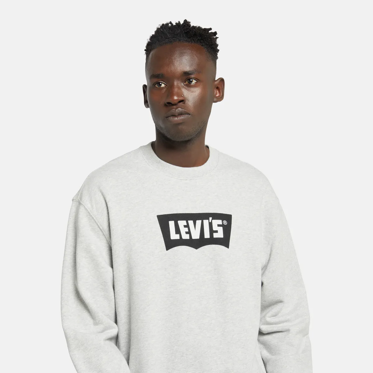 LEVIS - Polerón Hombre Crewneck Gris Levis