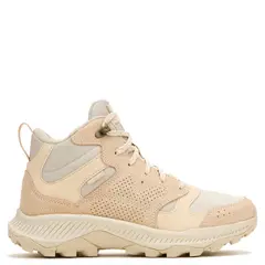MERRELL - Tempo Sol Mid Botin Outdoor Y Trekking Mujer Waterproof Rosa Palido