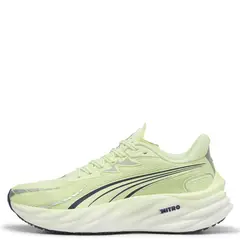 PUMA - Velocity Nitro 4 Zapatilla Running Mujer Verde Limon