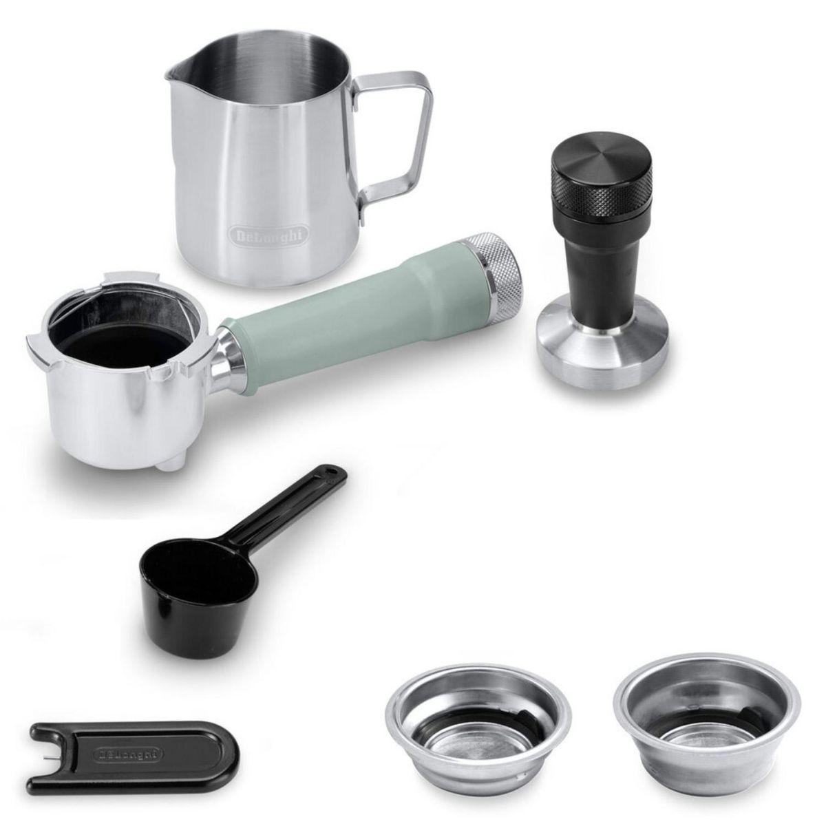 DELONGHI - Cafetera Dedica Duo Pistacho Delonghi