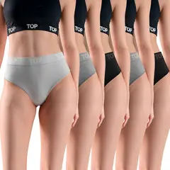 TOP - Pack 5 Calzones Mujer