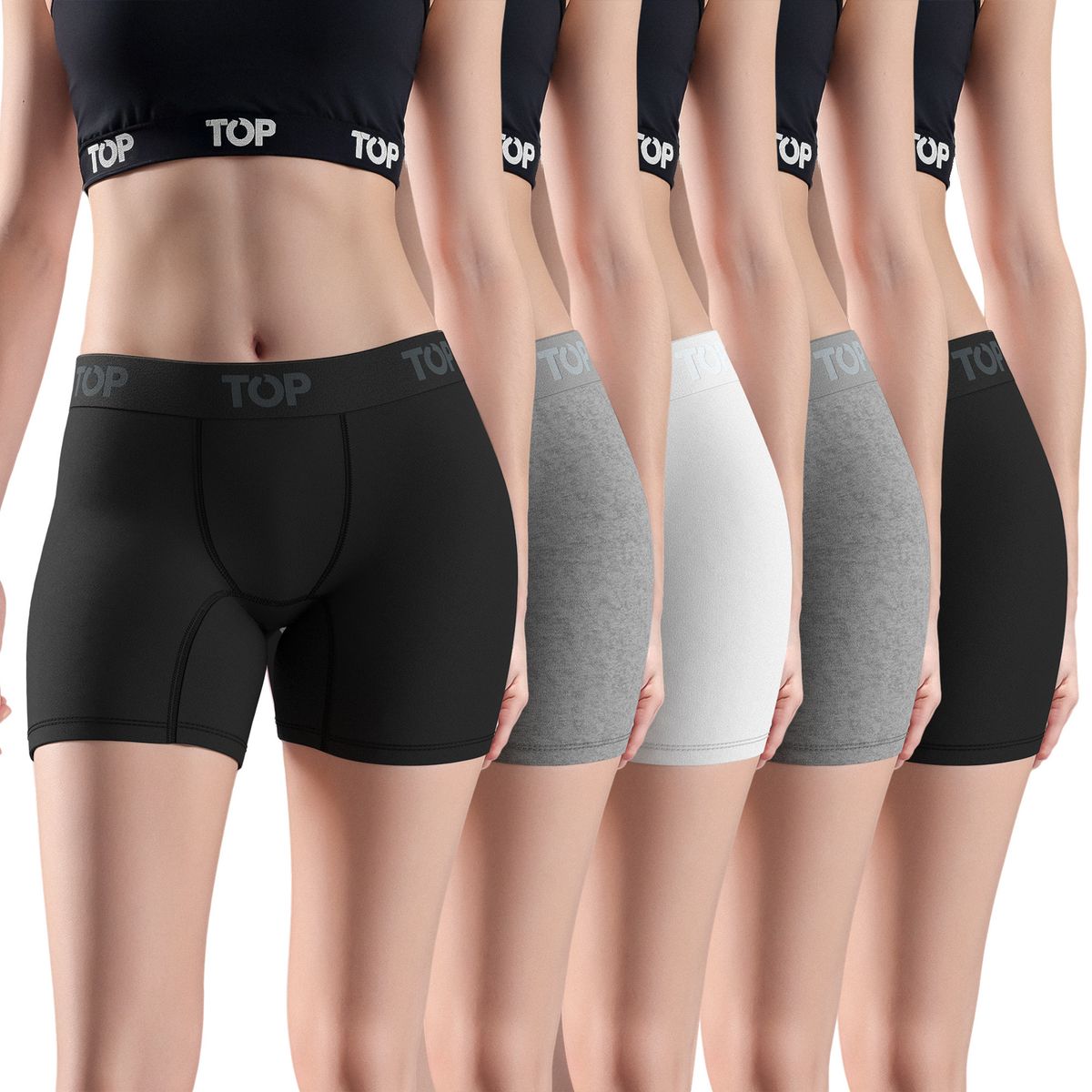 TOP - Pack 5 Boxers Mujer Top