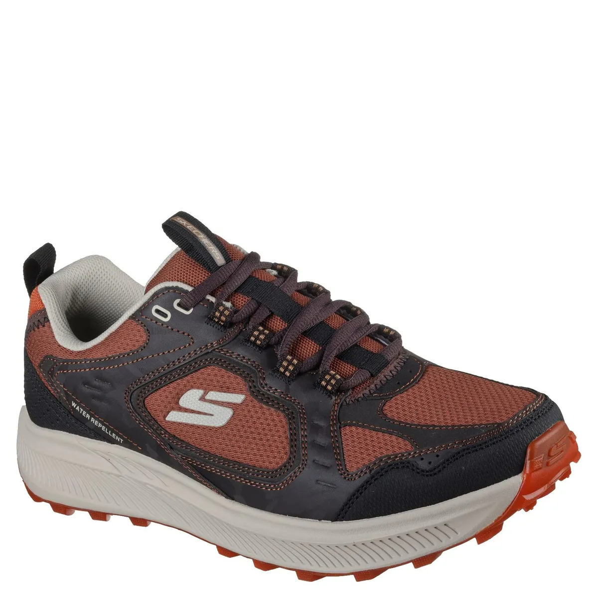 SKECHERS - Go Walk Flex Zapatilla Urbana Hombre Cuero Café Skechers