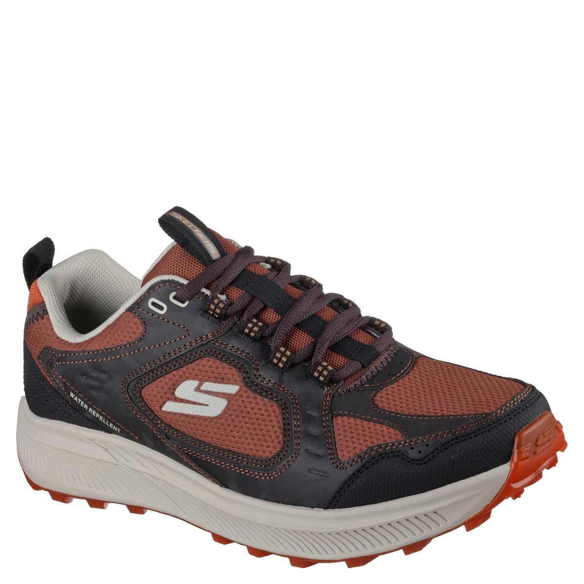 SKECHERS - Go Walk Flex Zapatilla Urbana Hombre Cuero Café Skechers