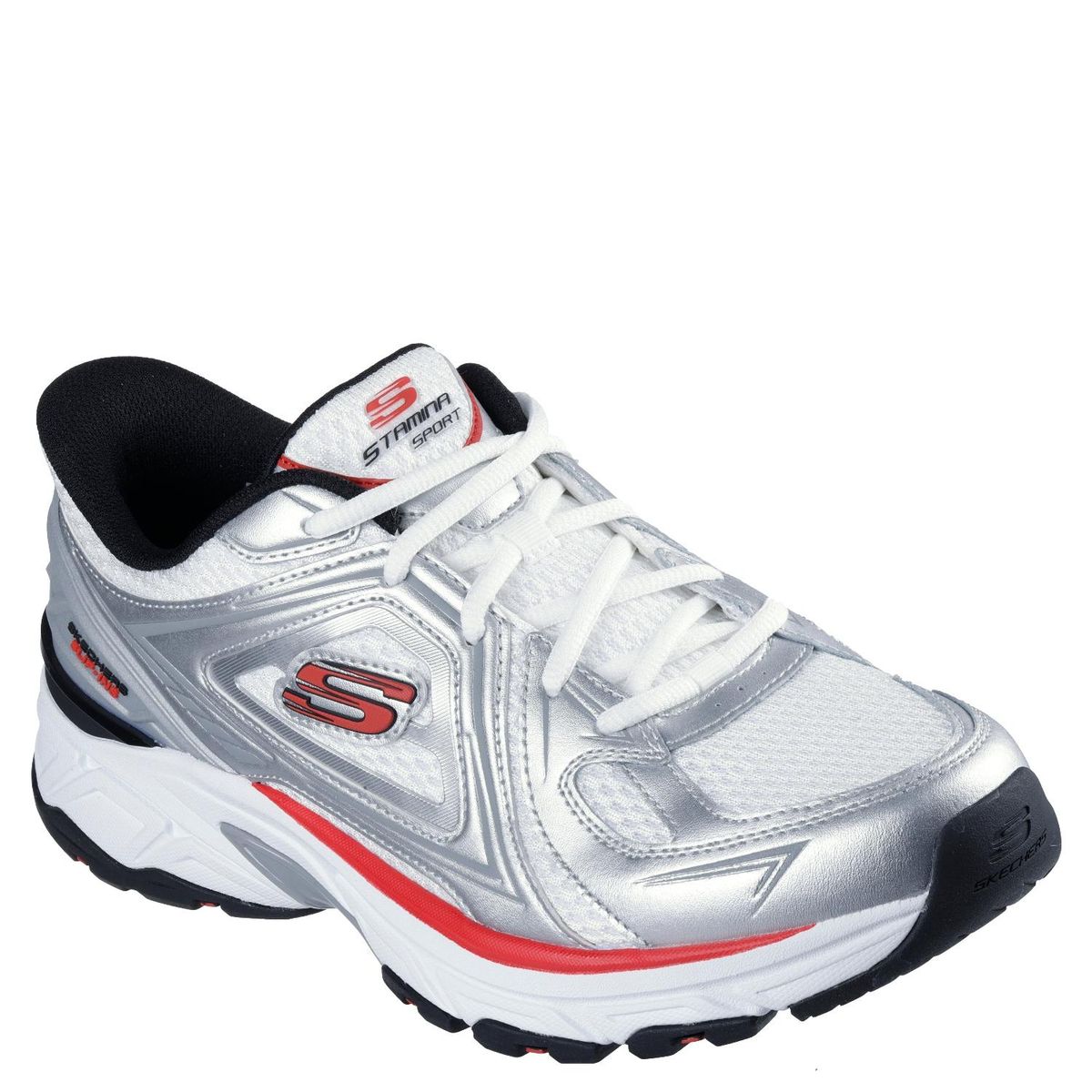 SKECHERS - Go Walk Flex Zapatilla Urbana Hombre Cuero Blanco Skechers