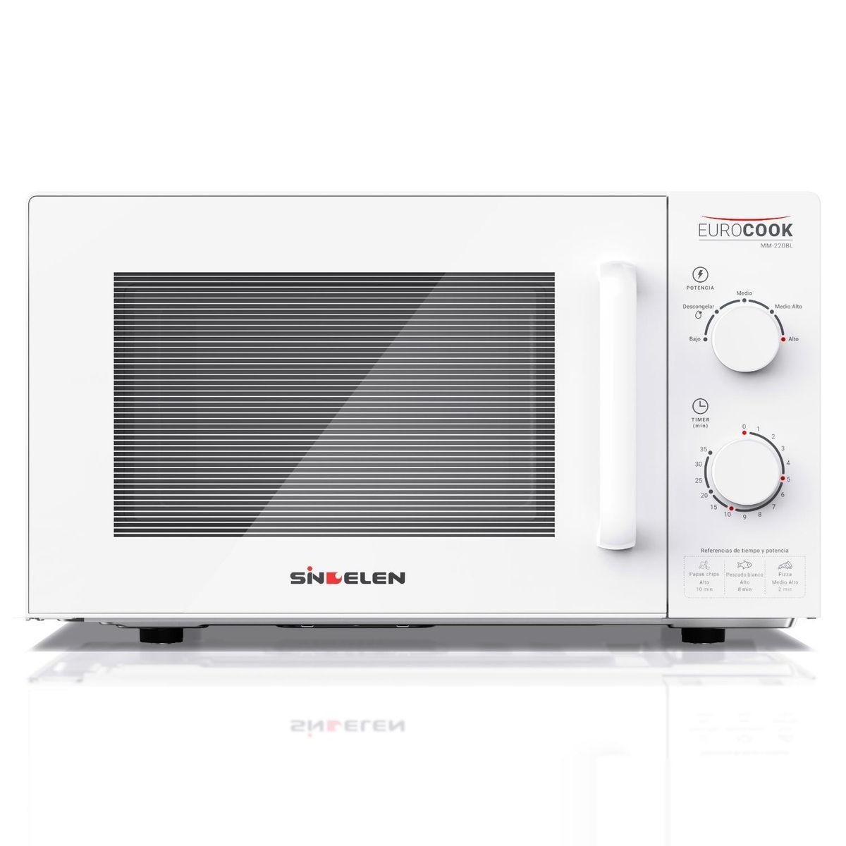 SINDELEN - Microondas Análogo 20 Litros MM-220 Sindelen