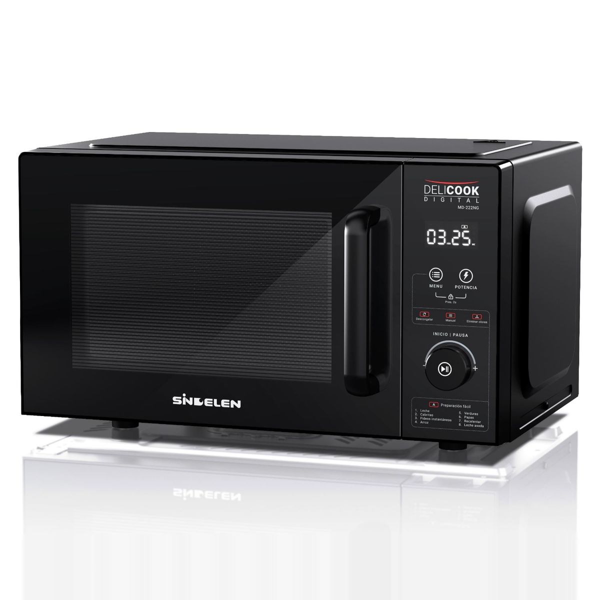 SINDELEN - Microondas Digital 20 Litros MD-222 Sindelen