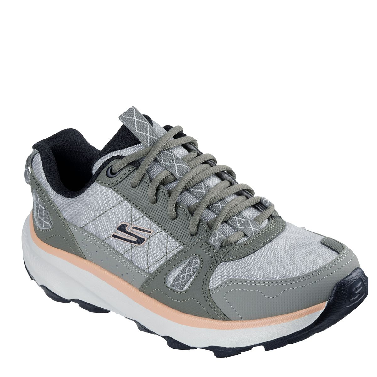 SKECHERS - Go Run Consistent 2 Zapatilla Lifestyle Mujer Cuero Verde Skechers