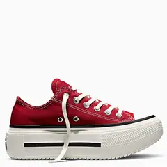 CONVERSE - Chuck Taylor All Star Lift Dou Zapatilla Urbana Unisex Adulto Rojo