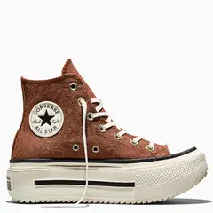 CONVERSE - Chuck Taylor All Star Lift Dou Zapatilla Urbana Unisex Adulto Café