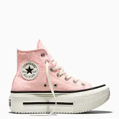 CONVERSE - Chuck Taylor All Star Lift Dou Zapatilla Urbana Unisex Adulto Rosa