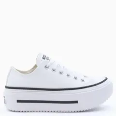 CONVERSE - Chuck Taylor All Star Lift Dou Zapatilla Urbana Unisex Adulto Blanco