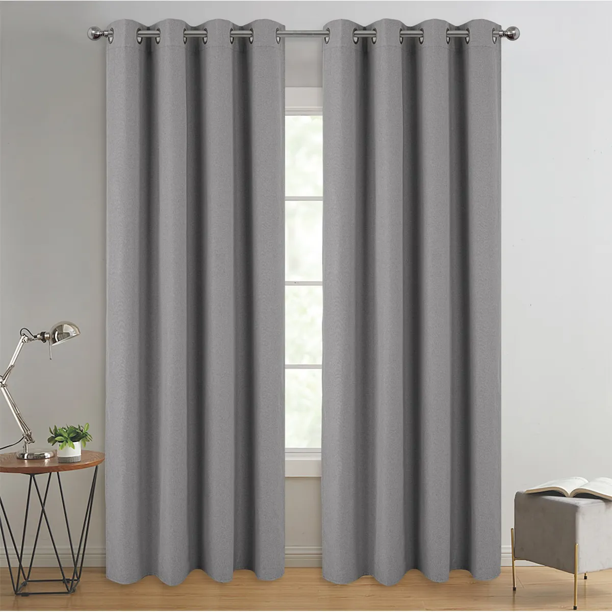 ILLUSIONS - Set 2 Cortinas Black Out 140 x 220 cms Illusions