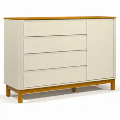 KIDSCOOL - Cómoda Flow 4 Cajones + Puerta