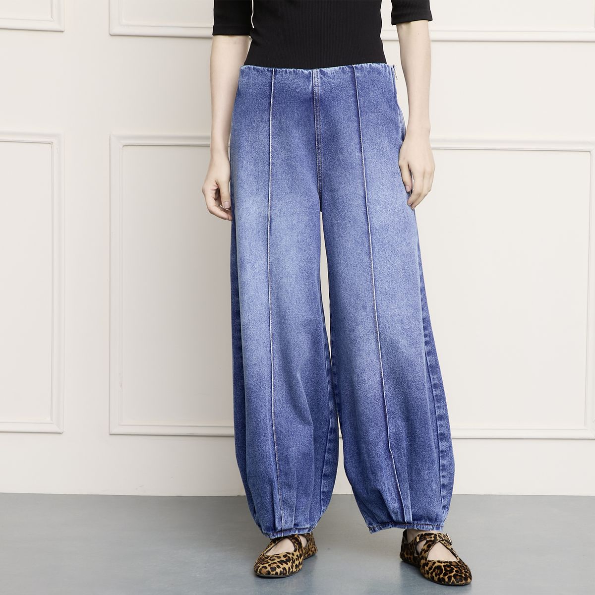 BASEMENT - Jeans Balloon Mujer Basement