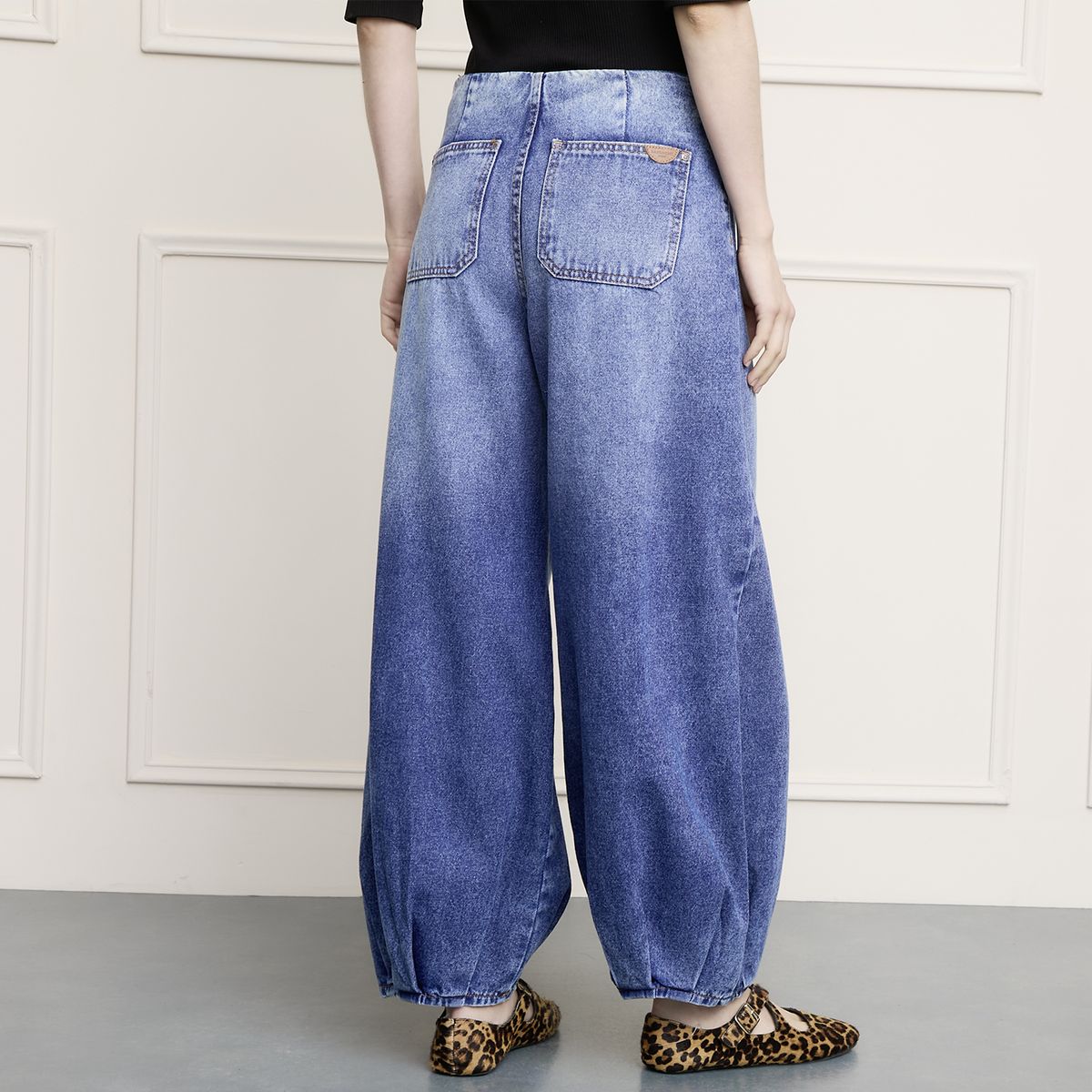 BASEMENT - Jeans Balloon Mujer Basement