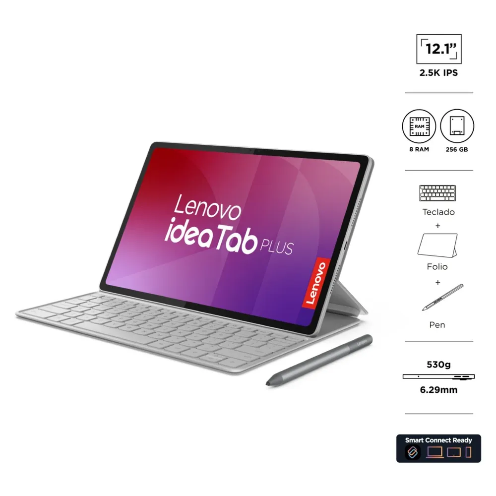 Lenovo Idea Tab Plus 12.1" 256GB 8GB Cloud Grey, foto 2
