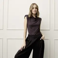 BASEMENT - Polera Hombreras Mujer