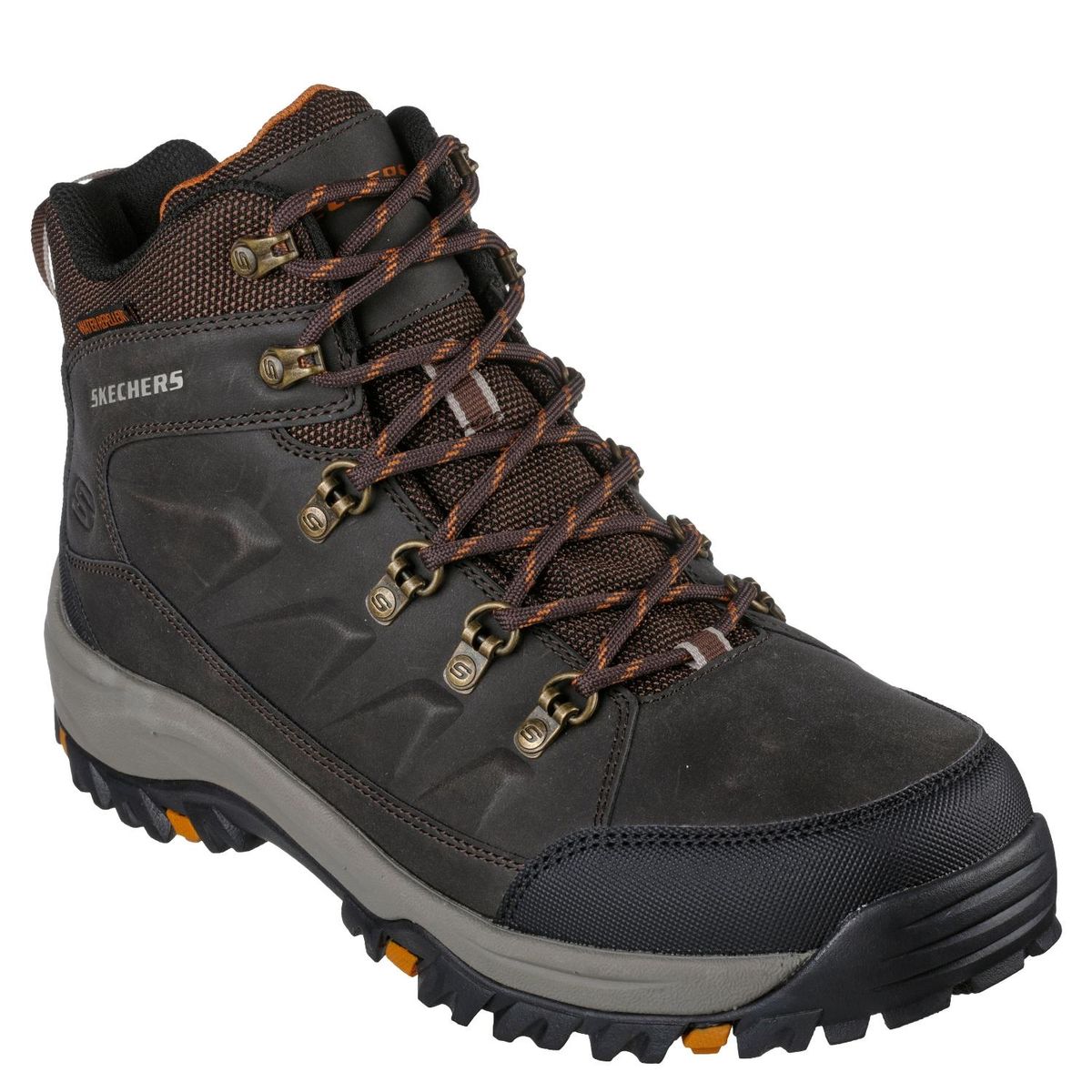 SKECHERS - Botines Hombre Café Skechers