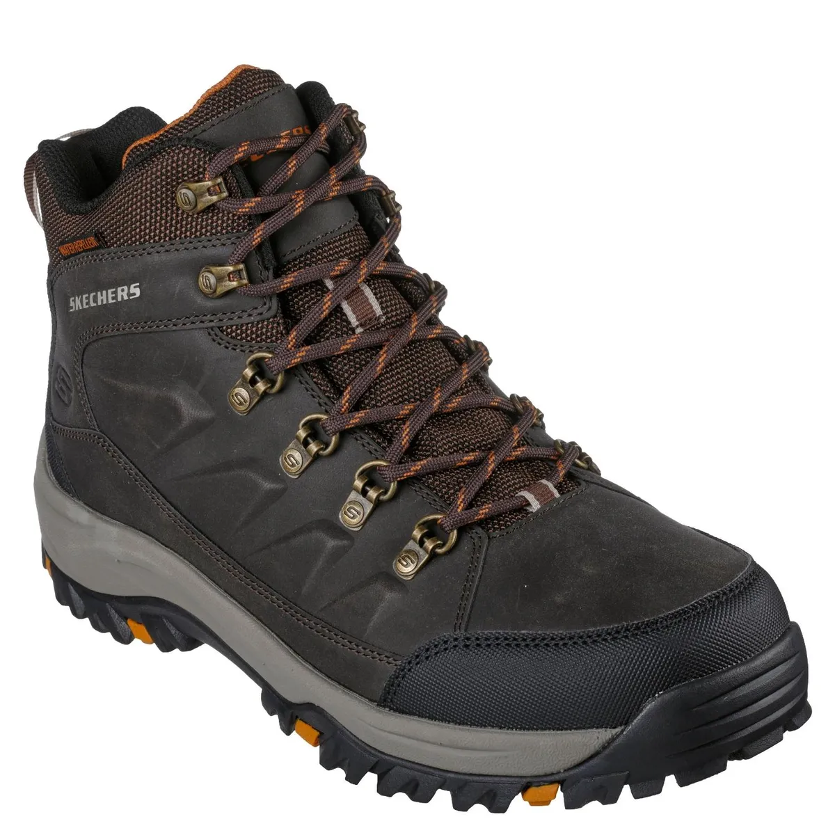SKECHERS - Botines Hombre Café Skechers