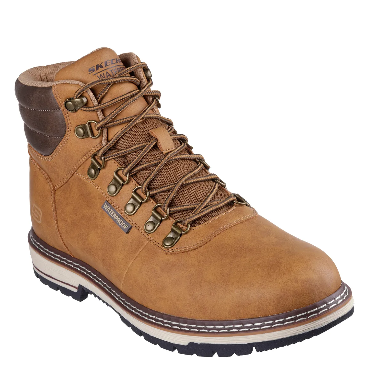 SKECHERS - Botines Hombre Café Skechers