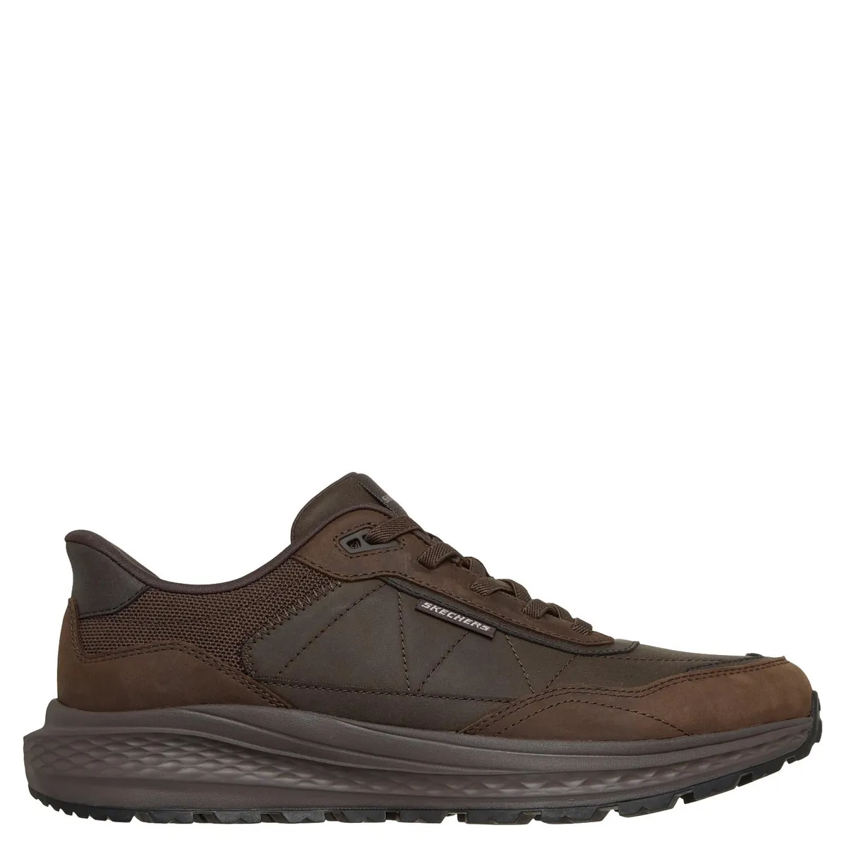 SKECHERS - Zapatilla Urbana Hombre Cuero Café Skechers
