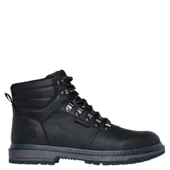 SKECHERS - Botines Hombre Negro