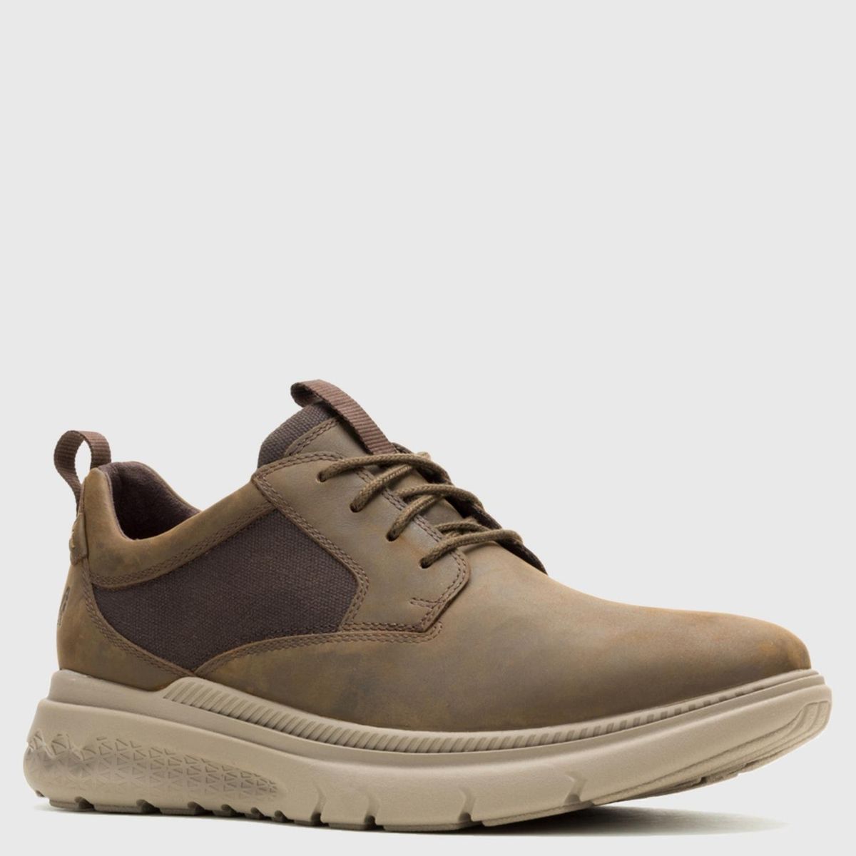 HUSH PUPPIES - Botín Hombre Cuero Café Hush Puppies
