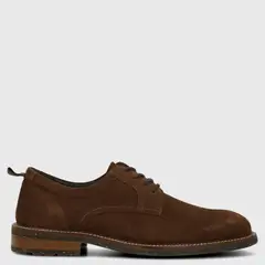 HUSH PUPPIES - Zapato Formal Hombre Cuero Café