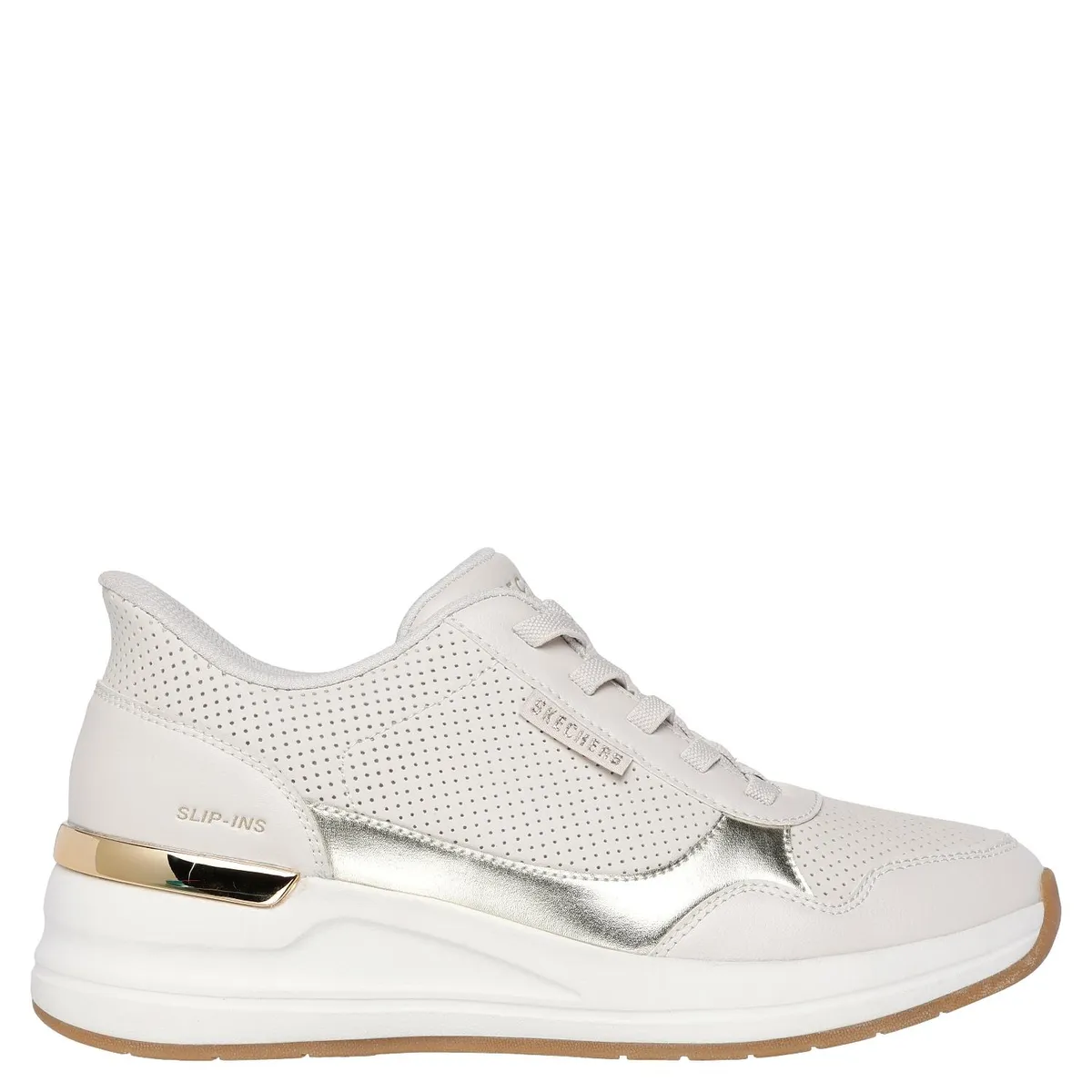 SKECHERS - Zapatilla Urbana Mujer Beige Skechers