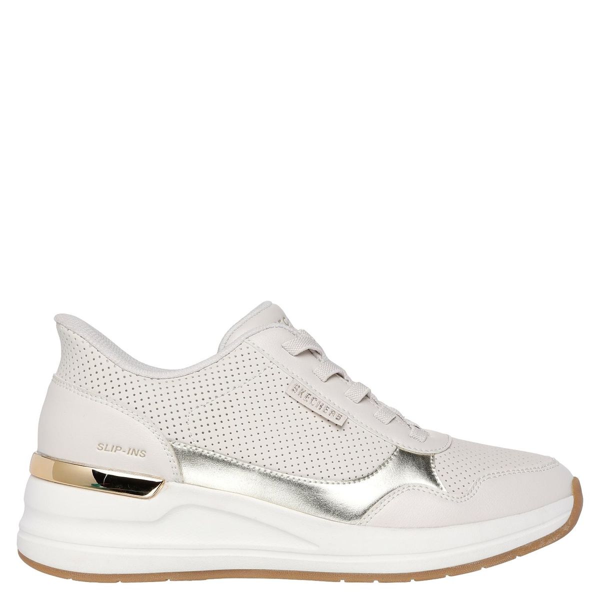 SKECHERS - Zapatilla Urbana Mujer Beige Skechers