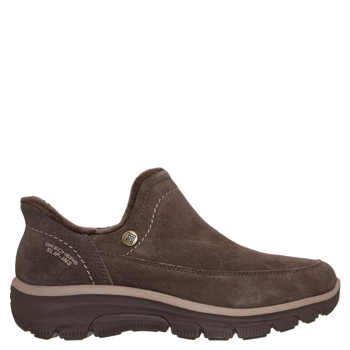 SKECHERS - Botin Mujer Cuero Café Skechers
