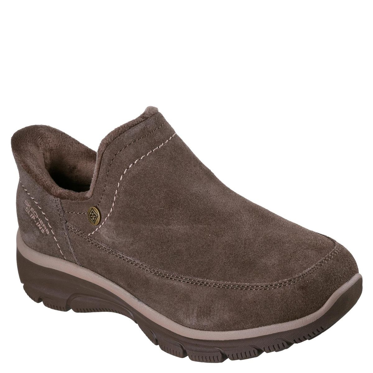 SKECHERS - Botin Mujer Cuero Café Skechers