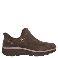 SKECHERS - Botin Mujer Cuero Café