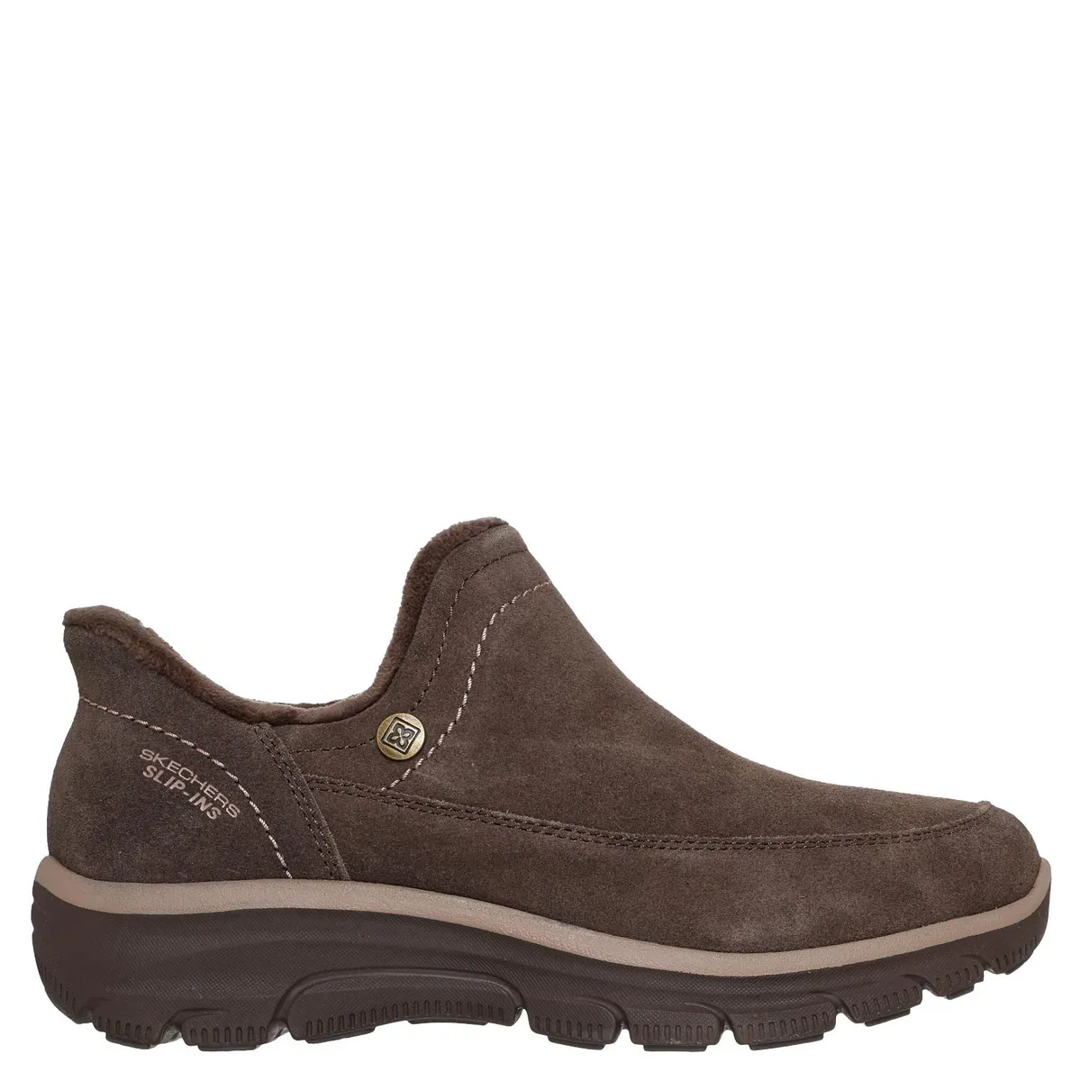 SKECHERS - Botin Mujer Cuero Café Skechers