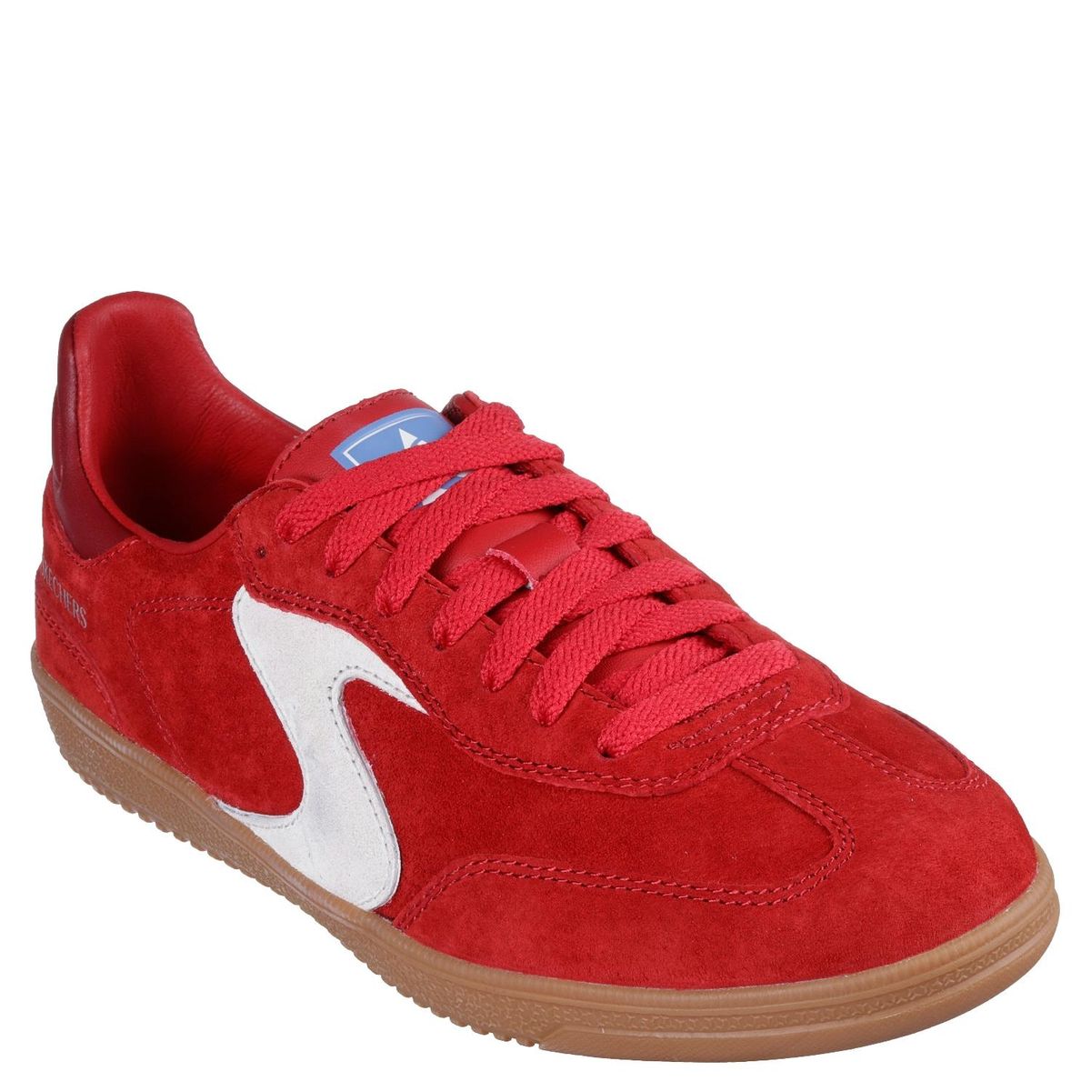 SKECHERS - Zapatilla Urbana Mujer Cuero Rojo Skechers