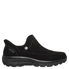 SKECHERS - Botin Mujer Cuero Negro